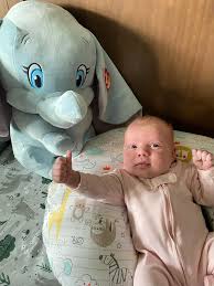 💙Thumbs up to this Dumbo! 💙 🐘 Stuffed animals that will grow with your  new little one. Check out our children's section and let us meet all your  apparel needs. Open 9-5