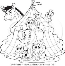 Circus Tent Coloring Page Coloring Books Animal Coloring Books Coloring Pages
