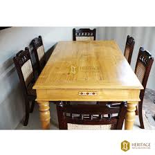 Kidkraft kitchen sets are tough, plus they must be if they want to stand up for toddlers and kids. Teak Dining Table Set With Tile Inlay Heritage Art And Architecture Kochi Kerala India