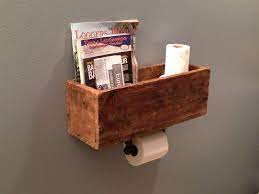 Toilet paper holder, toilet paper rack, toilet paper holder, h/w/t 60/16/14 cm. Diy Magazine Rack Toilet Paper Dispenser Diy Magazine Holder Diy Toilet Paper Holder Diy Toilet