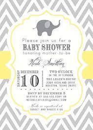 Gray And Light Butter Yellow Elephant Chevron Baby Shower Etsy Plantillas Para Baby Shower Invitaciones Invitaciones De Fiesta