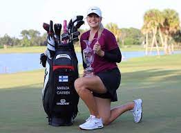 With the start of play delayed by. First Pro Win For Matilda Castren