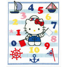 Résultat de recherche d'images pour "images broderie hello-kitty"