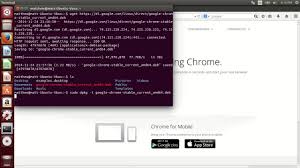 Installing Google Chrome In Ubuntu 14 04 Desktop Youtube