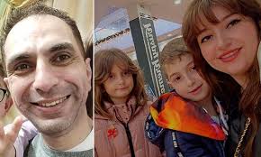 Pictured: Father at the centre of police investigation into young children  'abducted and flown to Syria' away from their Shropshire home