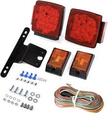 Amazon Com Czc Auto 12v Submersible Led Trailer Tail Light Kit For Under 80 Inch Trailer Boat Utility Trailer Waterproof Trailer Light Kit Automotive