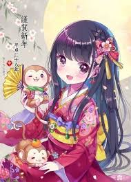 Ảnh Anime Tết Đẹp 2022 ❤️ Hình Nền Anime Chibi Tết Mới