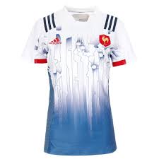 Acquiers ces tenues de l'équipe française de volley fournies par leur partenaire officiel errea et affiche tes préférences sportives lors de tes propres matchs. Equipe France Rugby 7 Maillot Domicile Femme Pas Cher Espace Des Marques