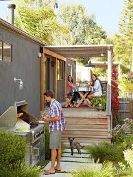 La Maison Mobile Tiny House Reinventee Mobile Home Porch Mobile Home Exteriors Mobile Home Decorating