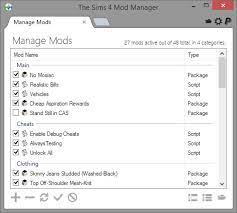 Download the mod you want from the internet. The Sims 4 Mod Manager The Sims 4 Catalog