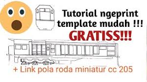 See more of miniatur truk on facebook. Tutorial Ngeprint Template Miniatur Kereta Api Gratis Link Roda Miniatur Cc 205 Tutorek Youtube