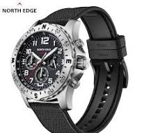 NORTH EDGE MACH 2 Men's Watch Solar Power 316 stainless steel Case Quartz  Watch
