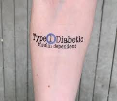 Type 1 Diabetic Insulin Dependent Medical Alert Temporary Etsy Diabetes Tattoo Diabetes Tattoo Type 1 Tattoos