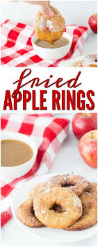 Fried Apple Rings Easy Snack Recipe For Fall And Winter Apple Treats Your Kids Will Love Passion4savings Fall Fried Apple Rings Fried Apples Fruit Recipes