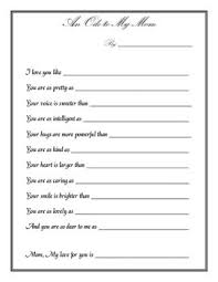 An Activity For Mother S Day To Apply Specific Types Of Figurative Language In Practice In Wri Figurative Language Poems Mothers Day Poems Figurative Language