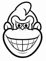 That game was donkey kong, in which mario had to rescue pauline from the title character. Donkey Kong Coloring Pages Free Printable Donkey Kong Coloring Pages