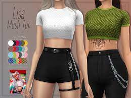 Partner site with sims 4 hairs and cc caboodle. Trillyke Cactus Shorts With Harness Shorts With A Leather