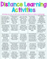 Virtual team building activities are games, challenges and exercises you can do with remote employees to help build stronger bonds. Distance Learning Activity Mat Digital Learning Classroom Distance Learning Digital Learning