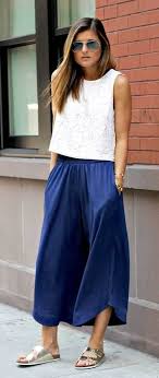 Black And White Square Pants Outfit Ideas Beautiful Square Pants Outfit Ideas 30 Casual Street Style Street Style How To Wear Culottes