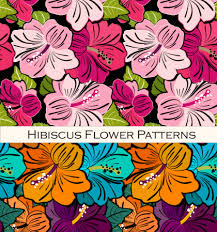 Capture the lasting beauty of tropical hibiscus flowers with these crepe paper hibiscus flower templates and leaves. Free Hibiscus Flower Pattern Vector