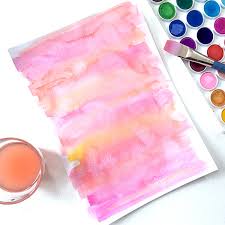 Make Watercolor Art Paper Plus Free Printables 100 Directions