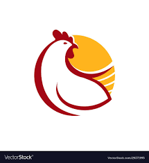 Chicken Logo Farm Animal Symbol Or Label Vector Image On Vectorstock Chicken Logo Logo Design Art Farm Logo Design