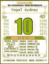 Prediksi Jitu Togel Sydney 23 12 2020 Media Images Link