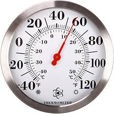 Pin By Mj On Christmas Gifts In 2020 Outdoor Thermometer Outdoor Wall Clocks Indoor Outdoor