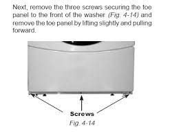 The difficulty well be reaching the door . Amana Tandem 7300 Washer My Power Went Out And Now The Washer Door Won T Unlock And All The Cycles Seem Out Of Sequence