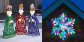 The story of christmas comes to life with the glittering tinsel fabric nativity. 20 Best Outdoor Christmas Lights Lighted Holiday Decorations For Outside