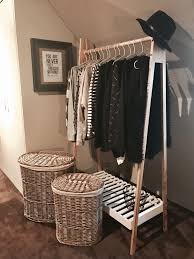 Kledingrek Hout Wit Naturel 170x100x46 Cm Van Karwei Hangertjes Stajlig Ikea Wasmanden Van Zara Home Kledingrek Interieur Slaapkamer Huis Interieur