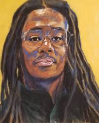 Marshall Miles. 1st of 2 drawings. In collaboration with @blmsacramento  these drawings were gifted to Miles' mother, LaTanya. Marshall Miles was a  sports lover. He was a husband and father of two.