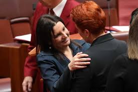 Bloody stylish, and outrgaeous, just like the real thing Jacqui Lambie Bids Tearful Farewell To Senate After Shock British Citizenship Finding Forces Her Out Abc News