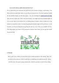 Just post your homework to get your own answers now. Can Anyone Do My Maths Homework For Free My Assignment Help