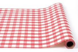 30 Italian Red Checkered Paper Table Runner Emerson Sloan Paper Table Runner Table Covers Wedding Checkered Paper