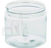 16oz PET Plastic SS Jar - Clear - 89-400 (168/case)