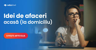 Construirea unui astfel de business nu necesita o investitie mare si mai mult decat atat poate fi profitabila inca de la inceput. 50 Idei De Afaceri De Acasa La Domiciliu Care Merg