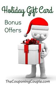 Shop 14 discounted gift card options including, among others, those listed below. Holiday Gift Card Bonus Offers 200 Restaurant Retail Offers