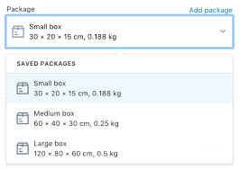 packages and shipment weights shopify help center