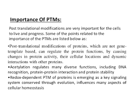 In this article, we review five examples of translation is often referred to as the last step of the central dogma of biology, whereby dna is converted to rna and then to protein. Post Translational Modification