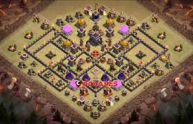 .agar musuh sulit untuk mendapatkan bintang 3. 16 Best Th9 War Base Anti 3 Star 2021 New Clash Of Clans Game Clash Of Clans War