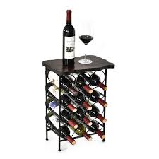 Choose from contactless same day delivery, drive up and more. Welland Laura 12 Bottle Wine Rack With Solid Wood Table Top Metal Wood Free Standing Wine Storage Rack Rustic Pine Wood Walmart Com Walmart Com