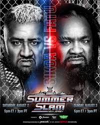 solosikoa will defend the #USTitle against Jacob Fatu in a Steel Cage Match  at #SummerSlam ⛓️ 🎟️ LINK IN BIO!