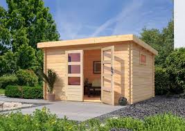 Karibu Woodfeeling Gartenhaus Trittau Optional Mit Anbaudach Karibu Gartenhaus Gartenhaus Haus