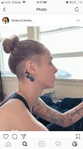 Arm Tattoo Layout Undercut Long Hair Lesbian Hair Shaved Hair