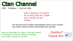 Diariamente indexamos nuevas canciones en nuestro directorio web. 498 Coldplay Viva La Vida Toque Para Celular Youtube