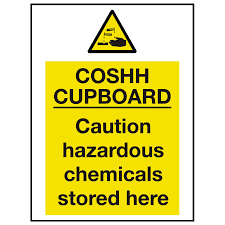 Check spelling or type a new query. Coshh Cupboard Safety Sign Catersigns
