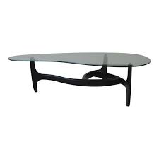 Sleek lines, organic shapes highlighting the beautiful wooden textures, calm and. Mid Century Modern Tonk Mfg Co Biomorphic Black Coffee Table Black Coffee Tables Coffee Table Modern Coffee Tables