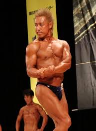 ◇ボディービルの大会に出場した薬師寺保栄【写真】：中日スポーツ・東京中日スポーツ