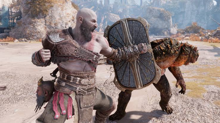 Скриншот игрового процесса God of War Ragnarök